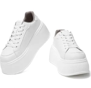 Women's Thick-Soled Fashion Sports Shoes Classic Wedge Casual Lightweight Low-top Walking Shoes
