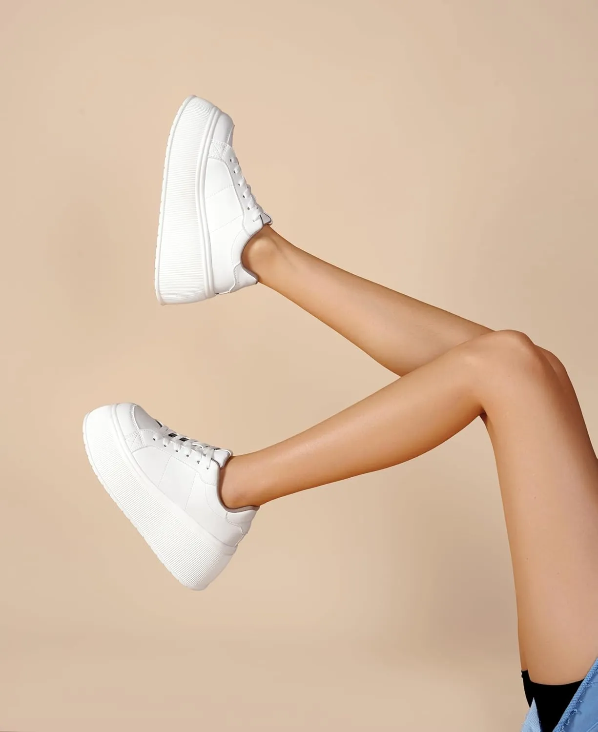 Women's Thick-Soled Fashion Sports Shoes Classic Wedge Casual Lightweight Low-top Walking Shoes