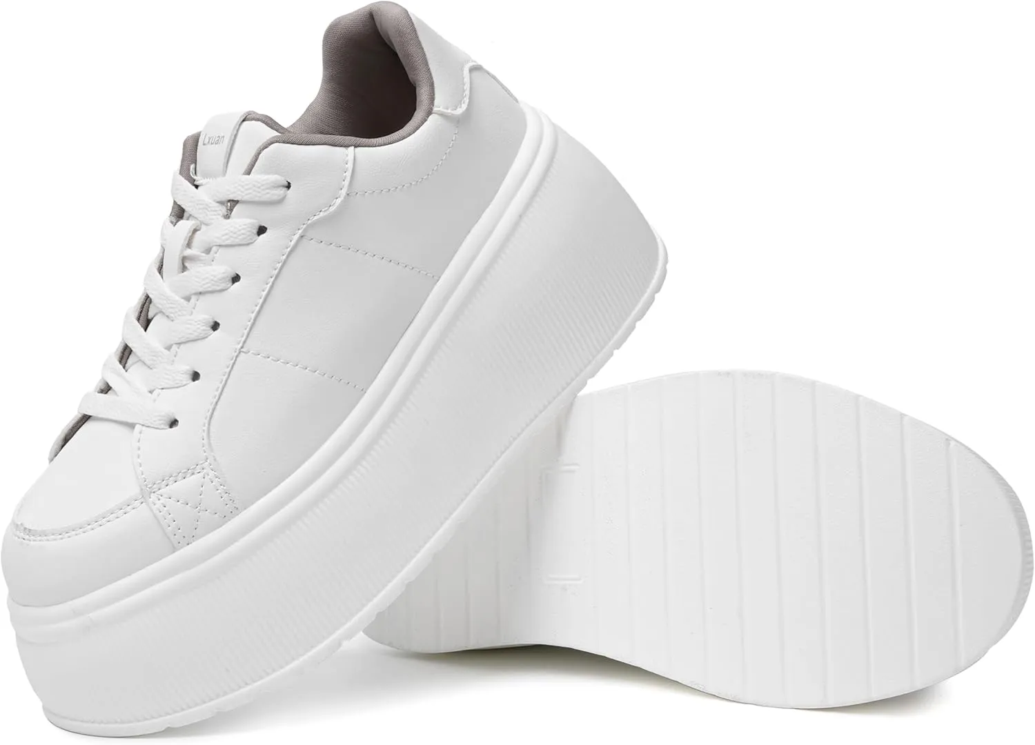 Women's Thick-Soled Fashion Sports Shoes Classic Wedge Casual Lightweight Low-top Walking Shoes