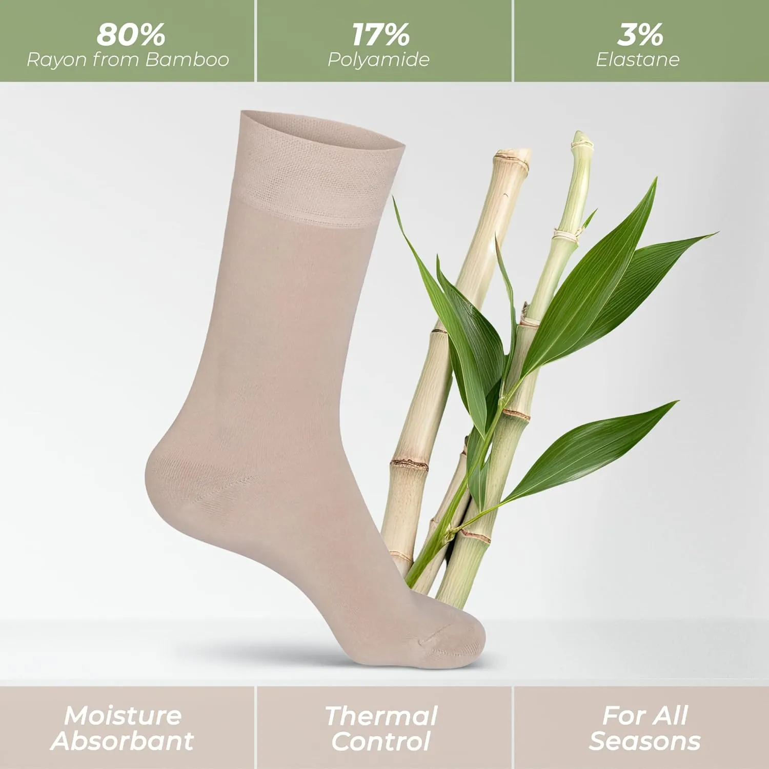 Women's Thin Rayon Seamless Toe - Dress Socks Women with Gift Box