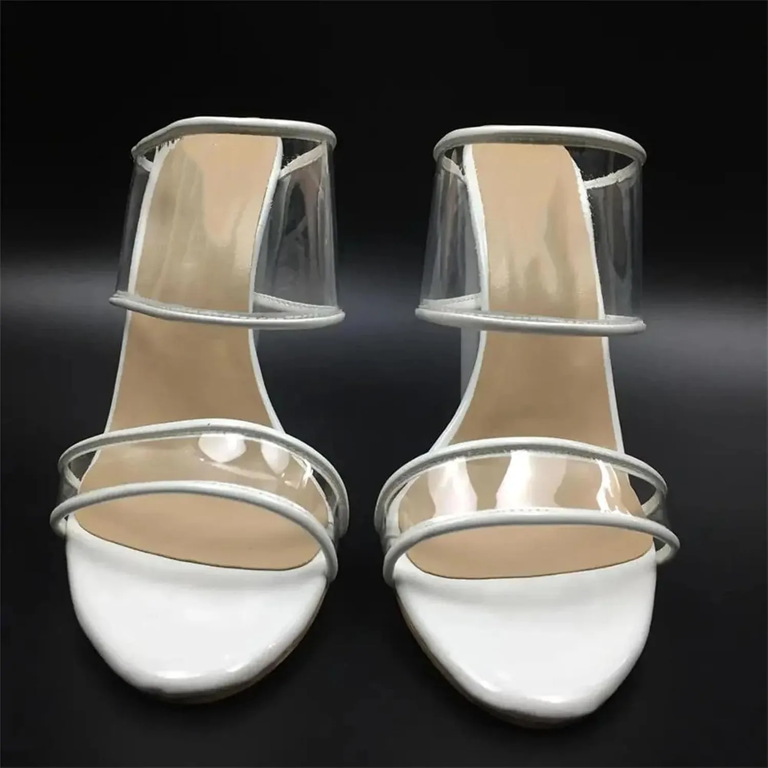 Women's Wedge Flip Flop Sandals, Open Toe PVC Summer Casual