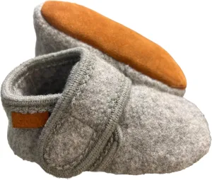 Wool Booties Slippers for Boys Girls Unisex Toddler Baby Infant Child with Leather Sole
