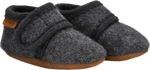 Wool Booties Slippers for Boys Girls Unisex Toddler Baby Infant Child with Leather Sole