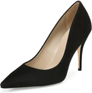 YDN Women's Chic Pointed Closed Toe Mid Heel Pumps Slip on Stiletto Slide Dress Shoe for Party Prom Size 4-15 US