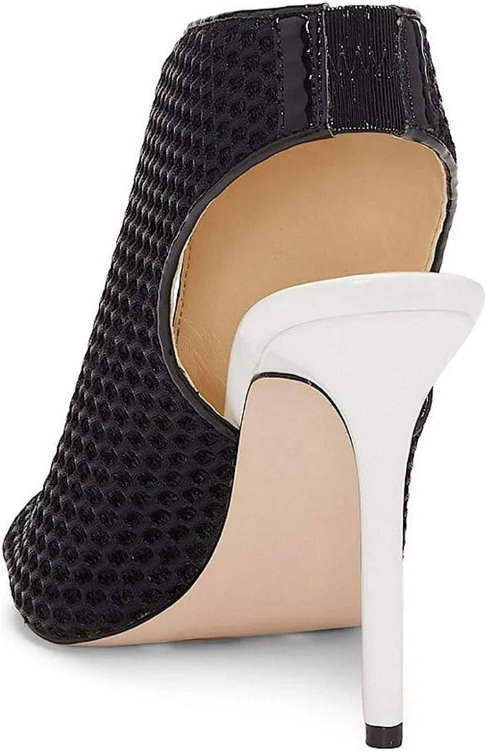 YDN Women's Chic Slingback Peep Toe Stiletto High Heel Sandals Ankle Boots Cutout Party Office Shoe Size 4-15 US