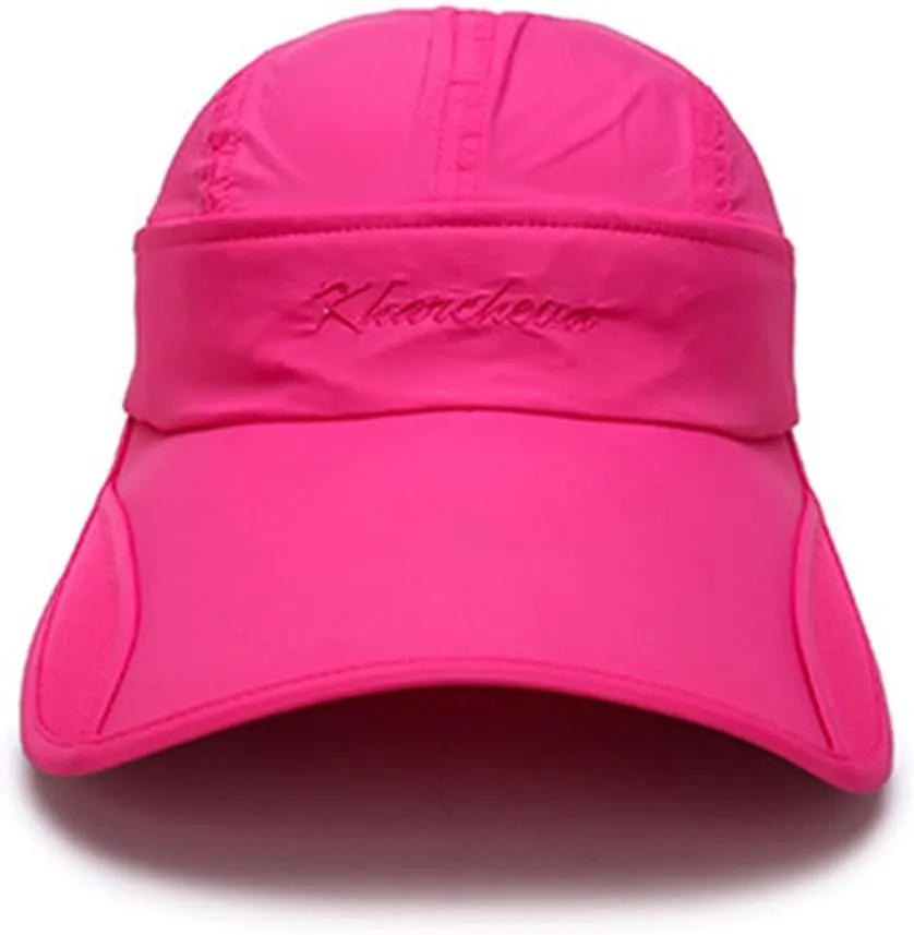 YEKEYI Wide Brim Sunhat Summer UPF 50  Sun Protection Outdoor Hat Baseball Cap Sports Hats with Retractable Visor