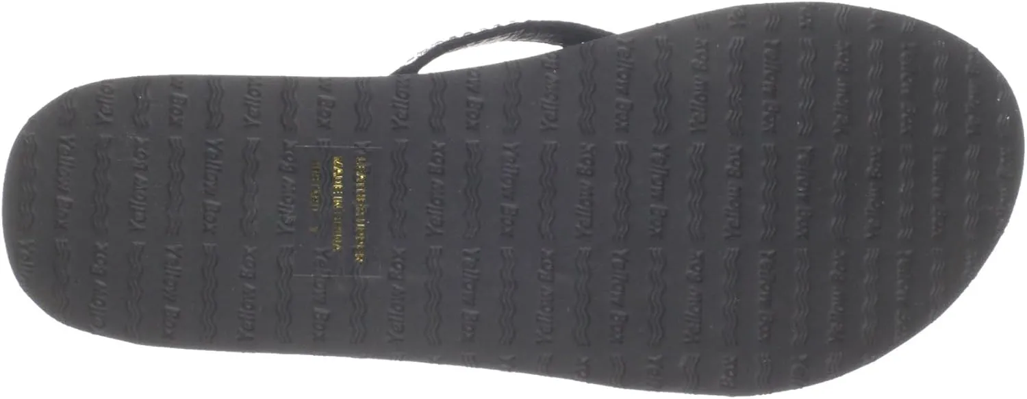 Yellow Box Women's Custard Wedge Flip Flop